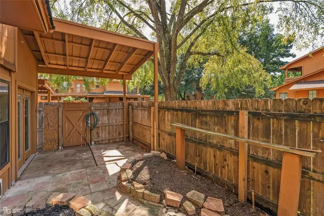 a view of a storage room
