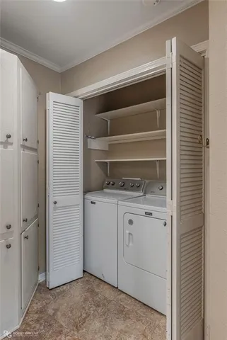 a view of storage and utility room