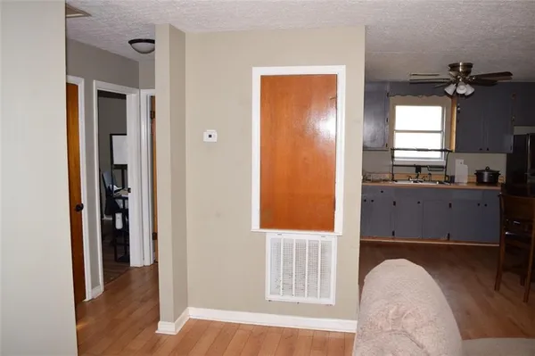 a view of front door