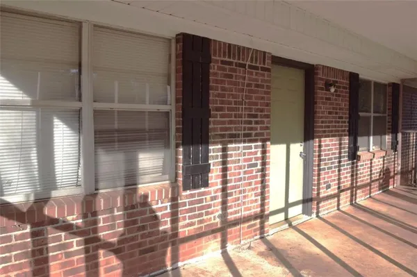 a view of a house with a door