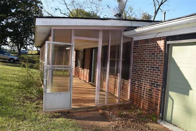 a view of a bathroom with a shower