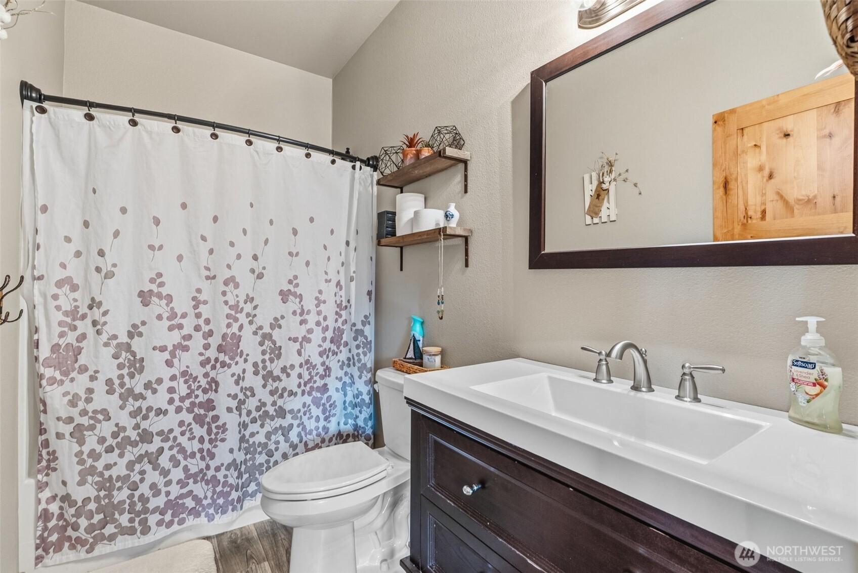 371 Toledo-Vader Road Toledo, WA 98591 - Photo 32 of 40 a bathroom with a sink toilet and mirror