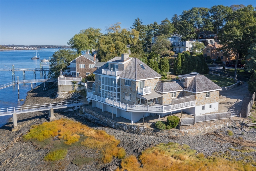 a view of a house with a patio