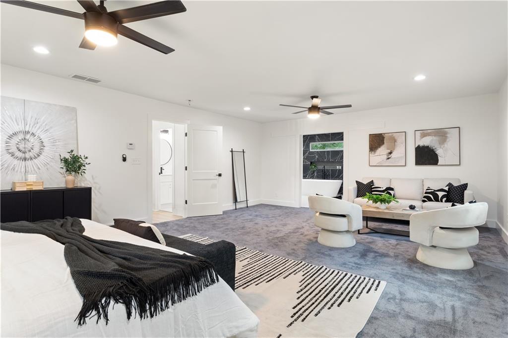 399 Old Canton Road Marietta, GA 30068 - Photo 18 of 26 a living room with furniture and a large window