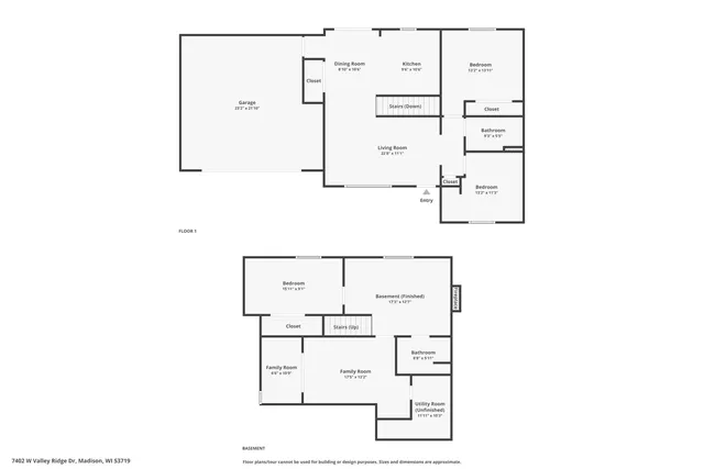 $435,000 | 7402 West Valley Ridge Drive, Madison, WI 53719
