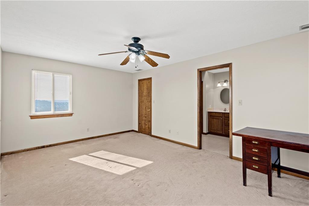 1735 Borland Road Pittsburgh, PA 15243 - Photo 15 of 25 a view of workspace with window and a ceiling fan