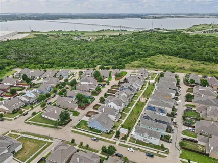 an aerial view of residential building with outdoor space