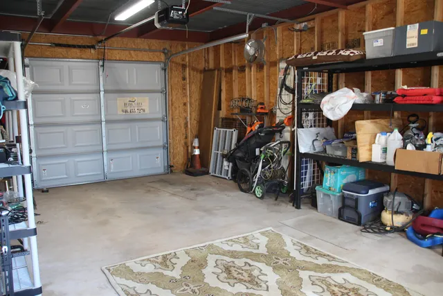 a view of storage and utility room