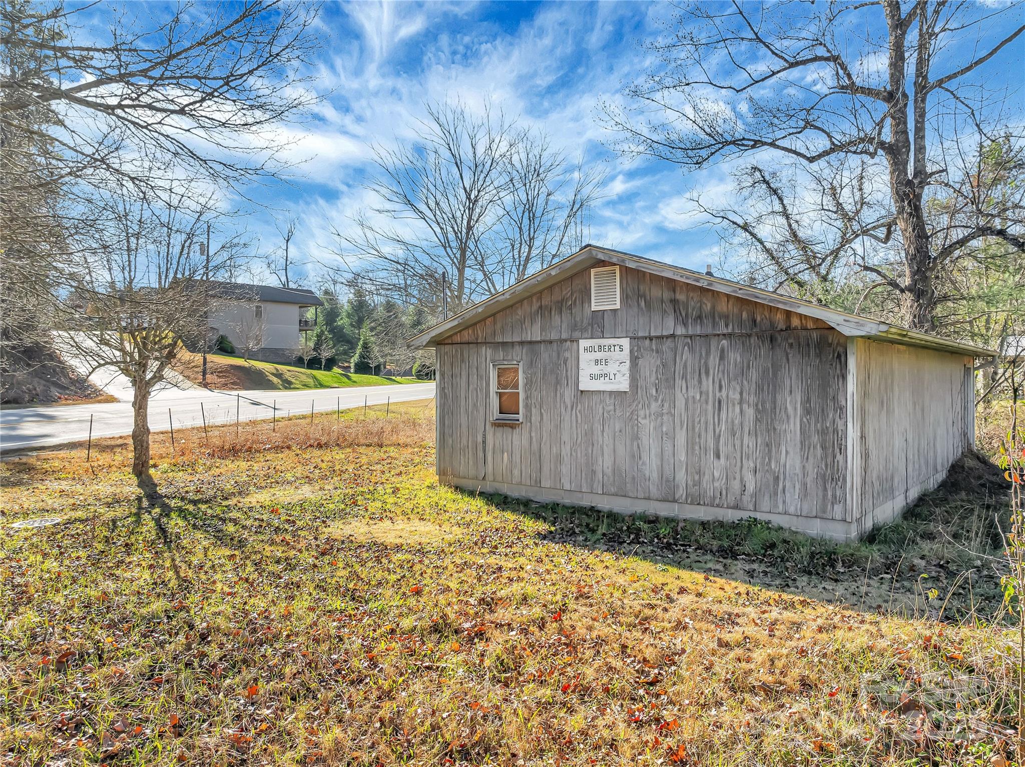 283 Ozone Drive Saluda, NC 28773 - Photo 11 of 16 a view of a backyard of the house