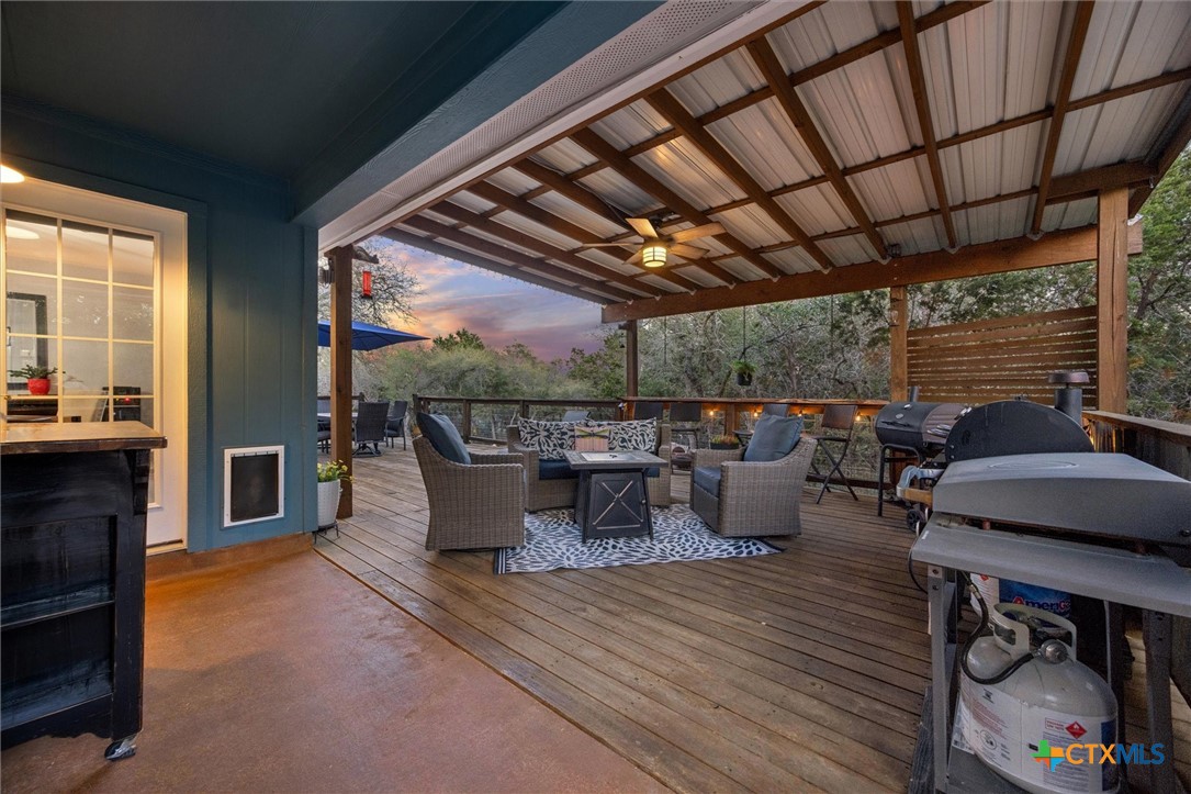 1328 Cottonwood Road Fischer, TX 78623 - Photo 25 of 35 a outdoor space with patio lots of furniture