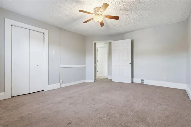 a view of an empty room