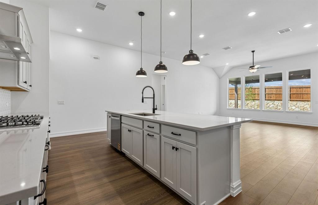 1837 Naseby Road Fort Worth, TX 76052 - Photo 5 of 28 Beautiful pendent lighting in kitchen