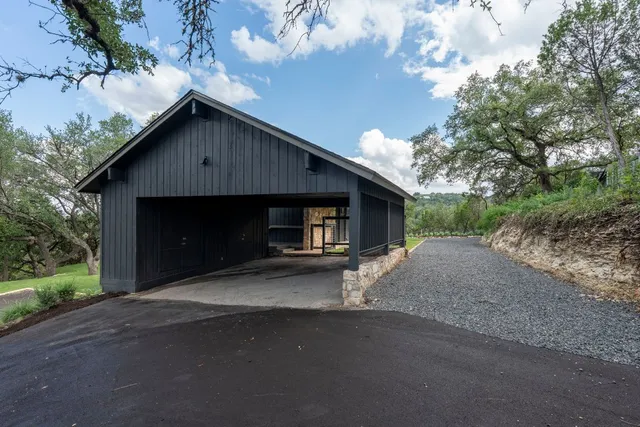 a house with a outdoor space