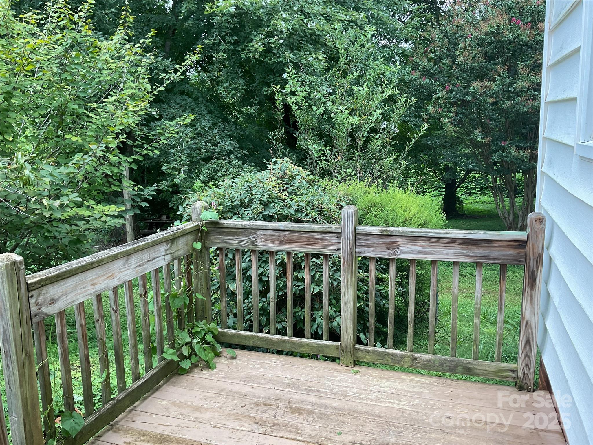 402 Connelly Springs Road Lenoir, NC 28645 - Photo 28 of 33 a view of a wooden deck