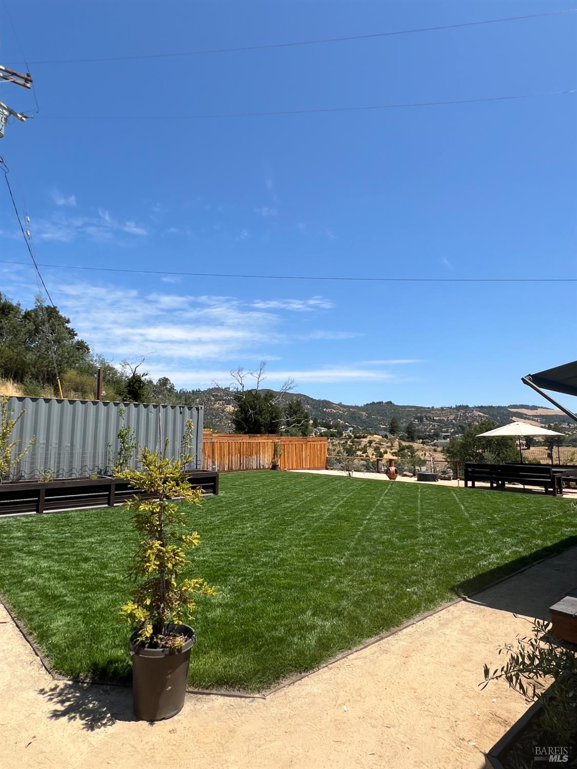 1436 Mark West Springs Road Santa Rosa, CA 95404 - Photo 12 of 39 a view of a garden with an outdoor space
