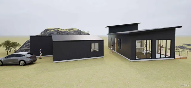 a view of a large building with a outdoor space