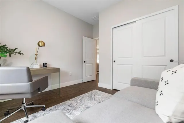 a view of empty room