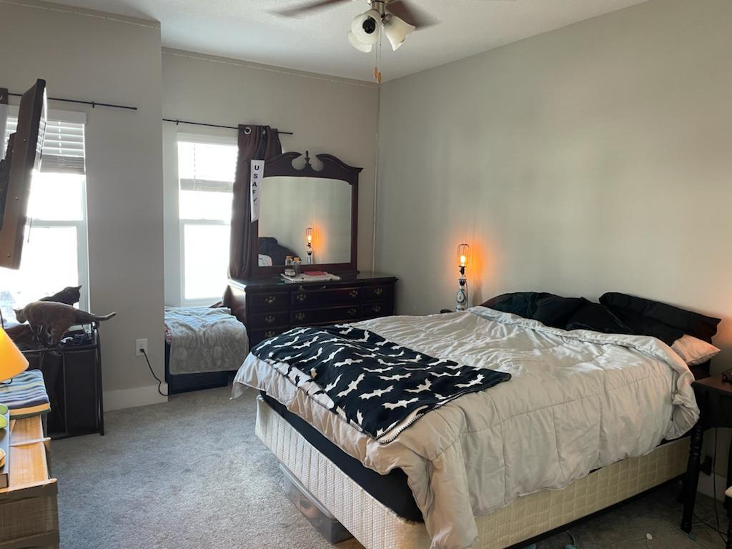 241 North Sand Palm Road Freeport, FL 32439 - Photo 9 of 11 a bedroom with a bed and a flat tv screen on dresser