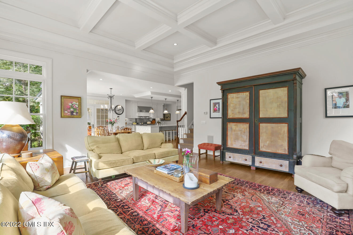 33 Hill Road Greenwich, CT 06830 - Photo 14 of 49 a living room with furniture and a floor to ceiling window