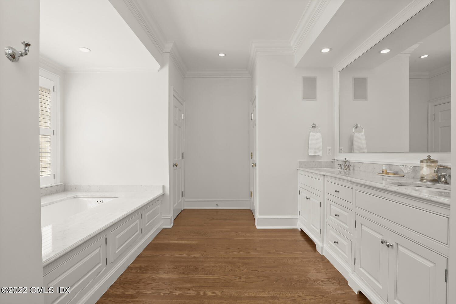 33 Hill Road Greenwich, CT 06830 - Photo 23 of 49 a bathroom with a granite countertop sink a toilet and bathtub