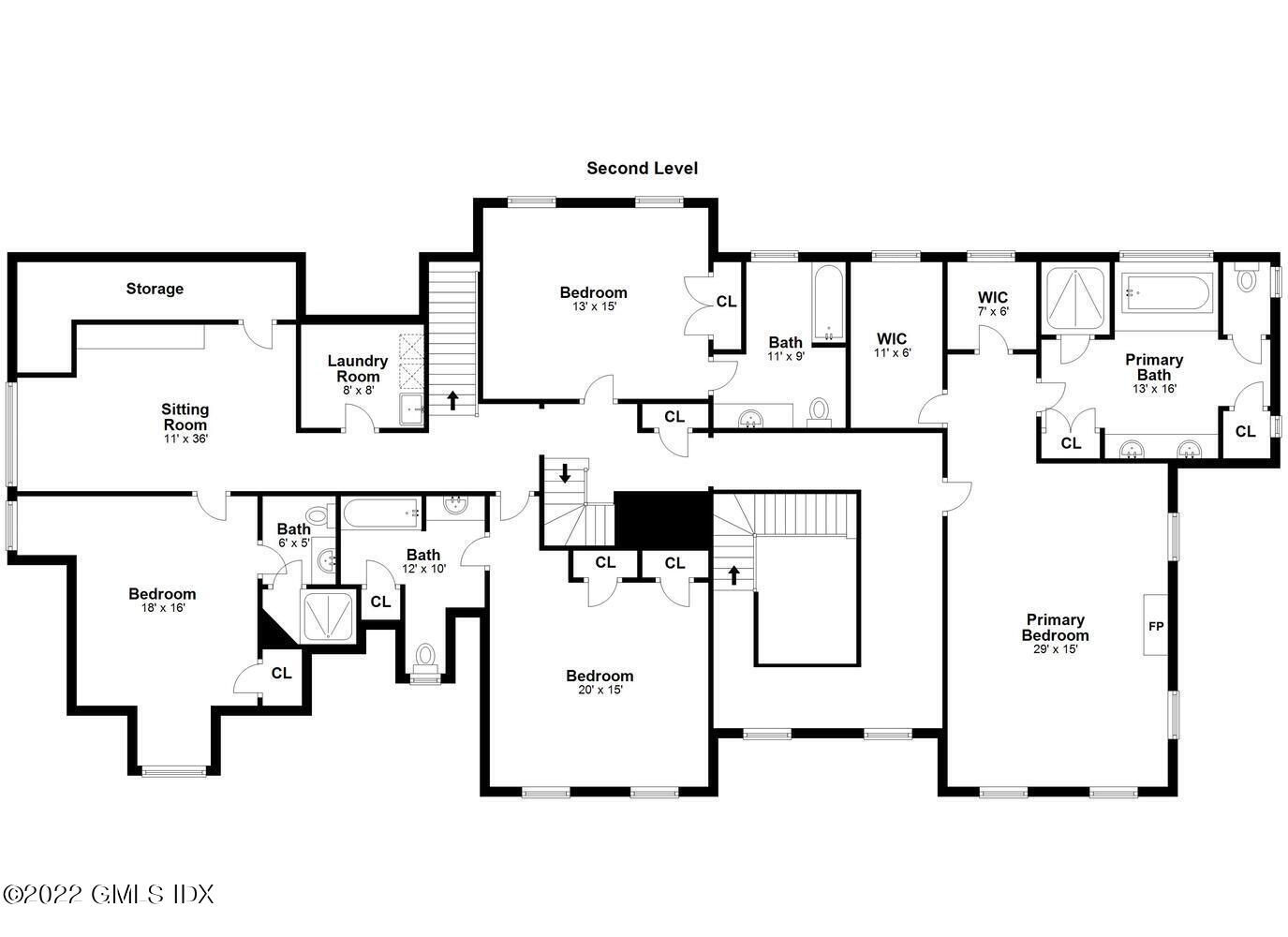 33 Hill Road Greenwich, CT 06830 - Photo 47 of 49 a picture of a floor plan