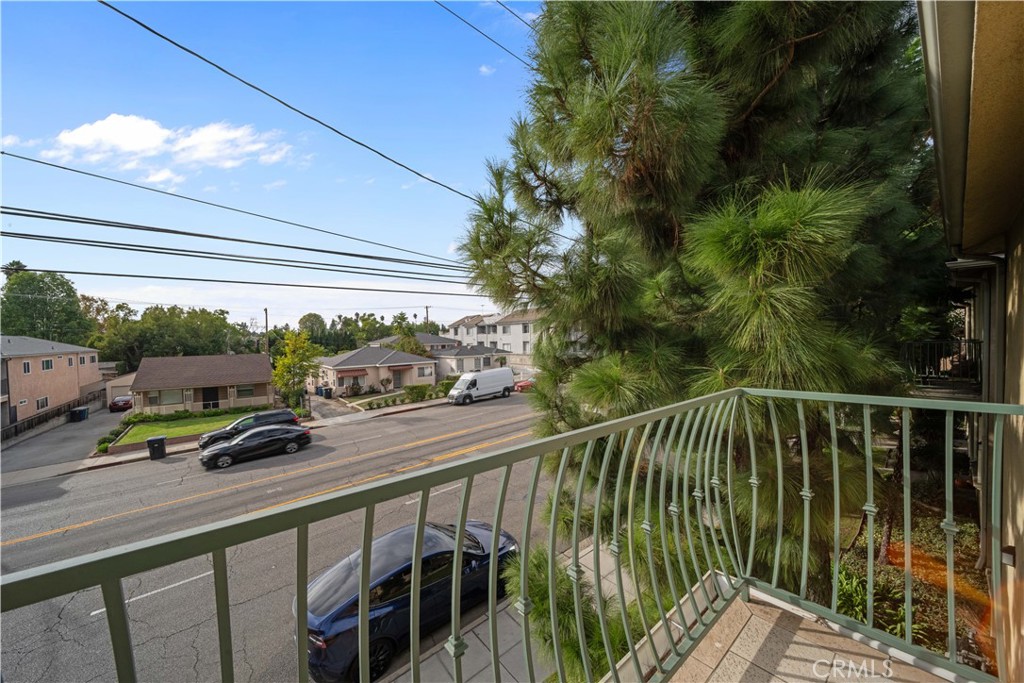 216 North Buena Vista Street Burbank, CA 91505 - Photo 16 of 22 a view of a street from a balcony
