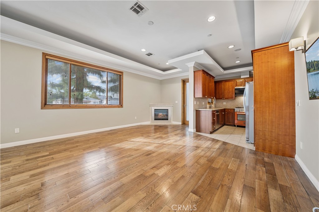 216 North Buena Vista Street Burbank, CA 91505 - Photo 3 of 22 a view of kitchen with furniture and wooden floor