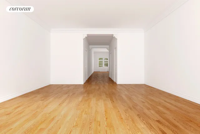 a view of livingroom with kitchen