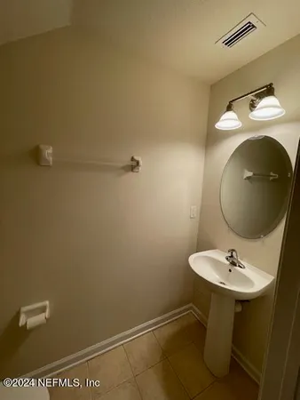 view of an empty room with a window