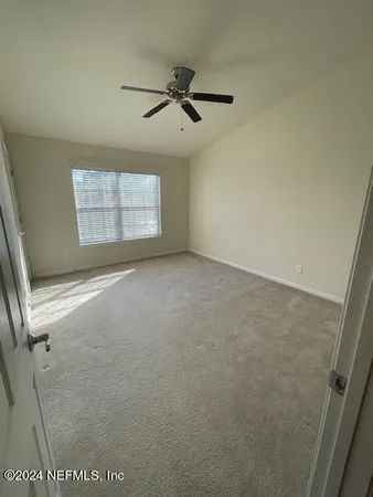 a view of a room with empty racks