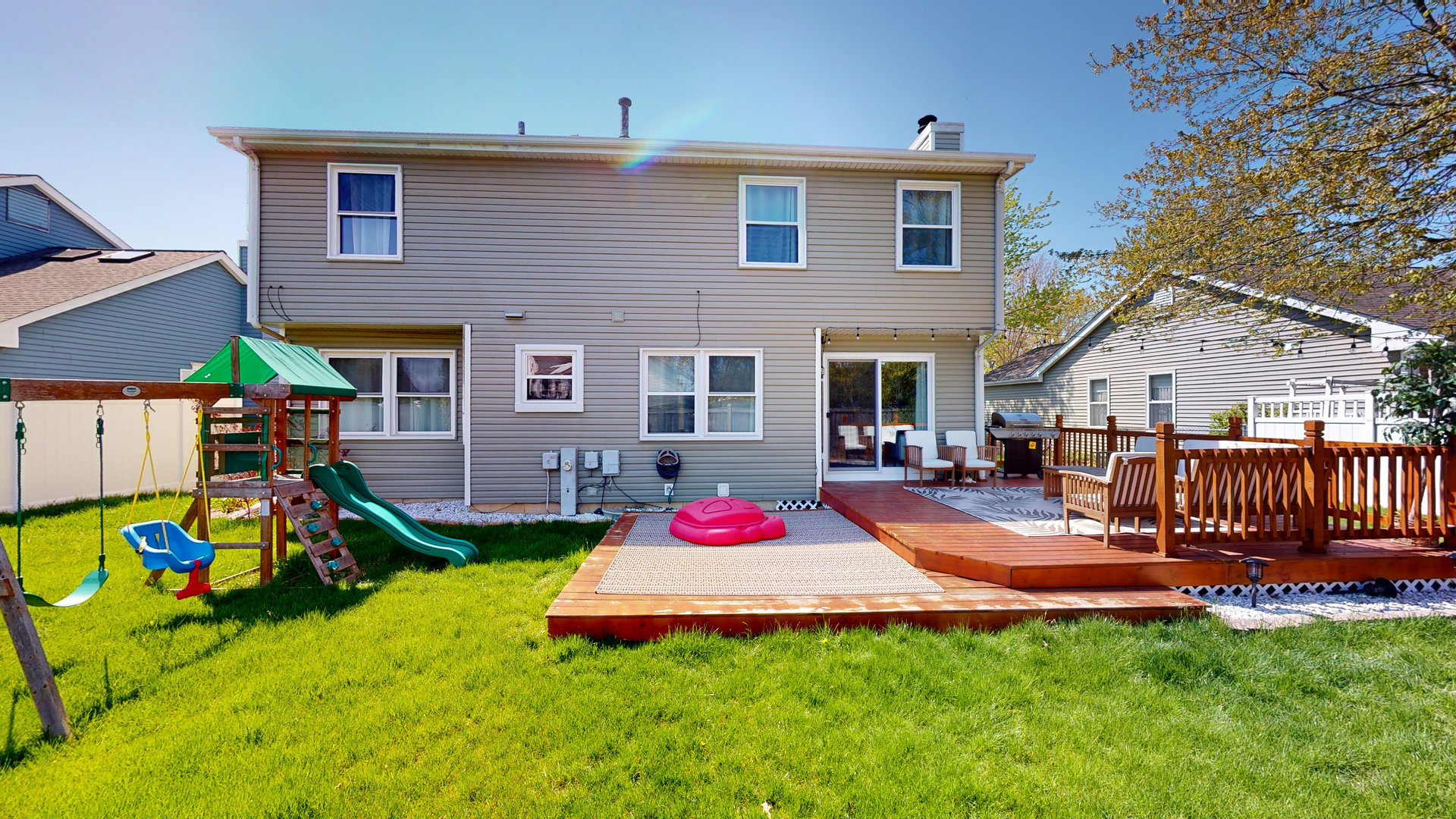 1017 Weeping Willow Drive Wheeling, IL 60090 - Photo 31 of 34 a view of backyard of the house