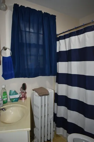 a room with storage and utility