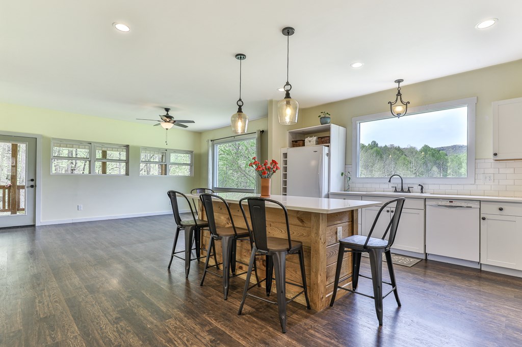 2001 Big Creek Road Ellijay, GA 30536 - Photo 19 of 73 a view of a kitchen and dining room