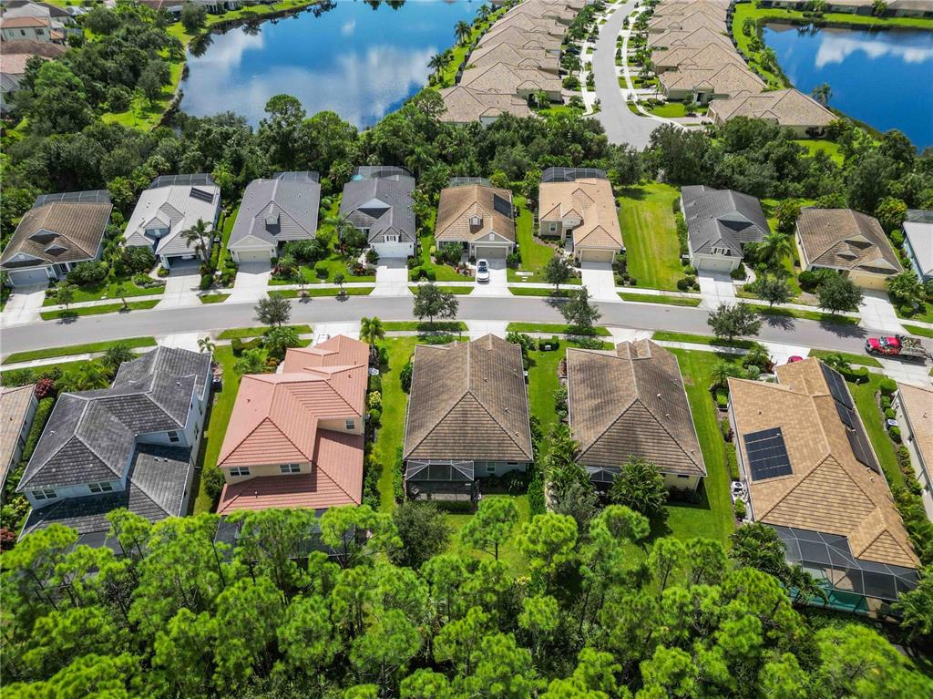 12252 Stuart Drive Venice, FL 34293 - Photo 43 of 70 an aerial view of residential houses with outdoor space and swimming pool