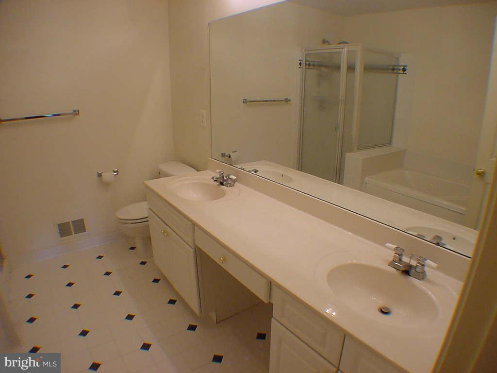 2430 Rippling Brook Road Frederick, MD 21701 - Photo 17 of 30 a bathroom with a sink a toilet and shower