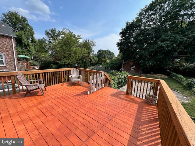 2128 Jenkintown Road Glenside, PA 19038 - Photo 26 of 29 Rear Deck