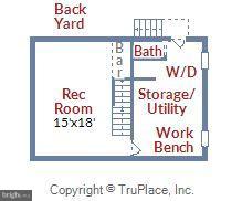 9310 Glenville Road Silver Spring, MD 20901 - Photo 30 of 30 Lower Level floor plan