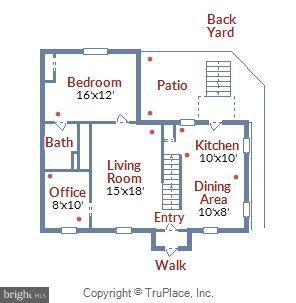 9310 Glenville Road Silver Spring, MD 20901 - Photo 28 of 30 Main level floor plan
