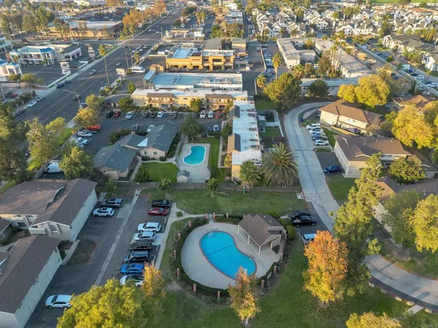 a view of city and mountain