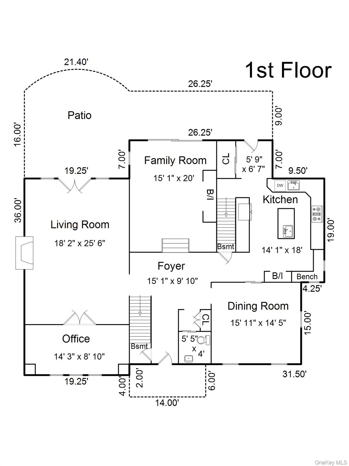 12 Sunnybrae Place Bronxville, NY 10708 - Photo 38 of 40 View of floor plan / room layout
