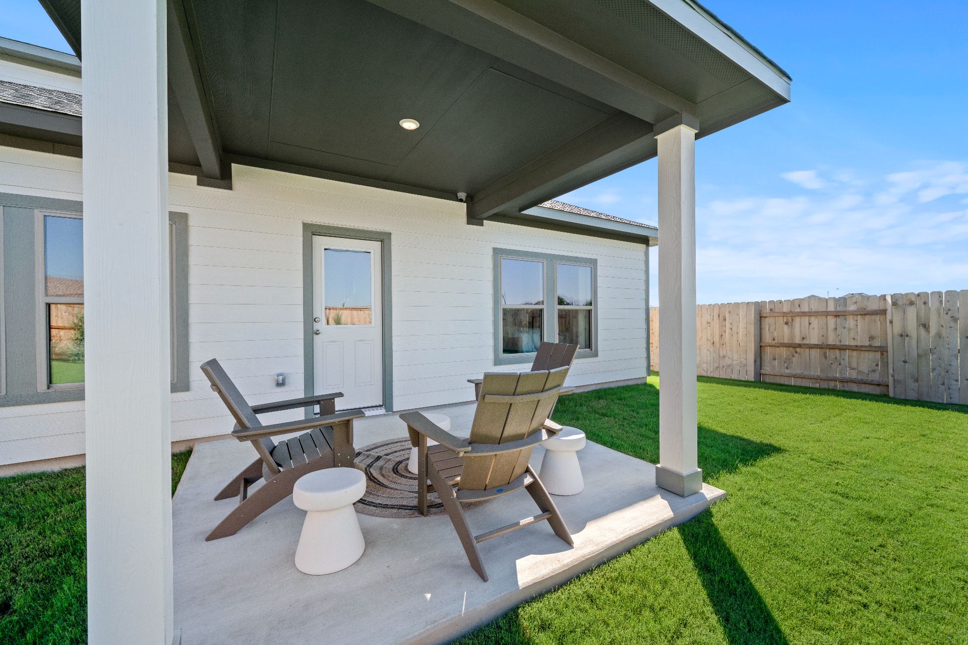 25529 Flora Bella Lane Elgin, TX 78621 - Photo 28 of 37 Rear Covered Patio - Representative Photo