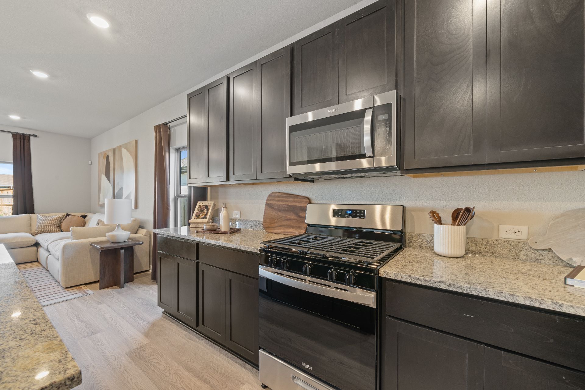 25529 Flora Bella Lane Elgin, TX 78621 - Photo 7 of 37 Beautiful finishes in Light & Bright Kitchen - Representative Photo
