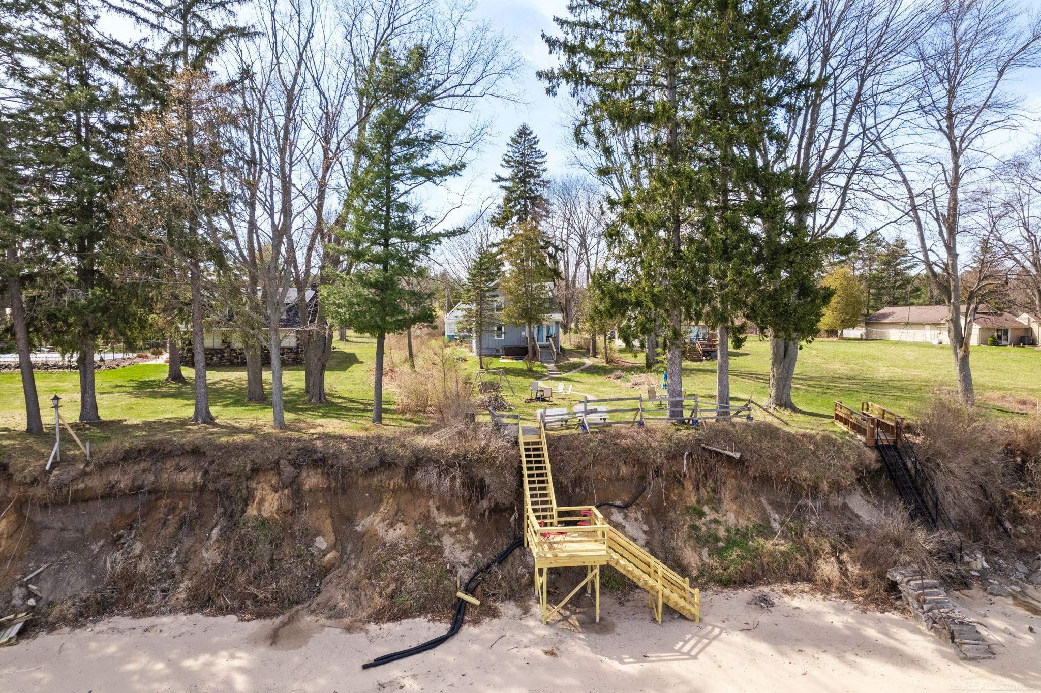 3705 Lakeshore Road Lexington, MI 48450 - Photo 8 of 85 lakefront stairs