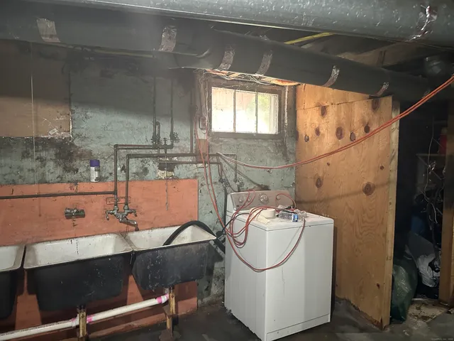 a view of water heater room