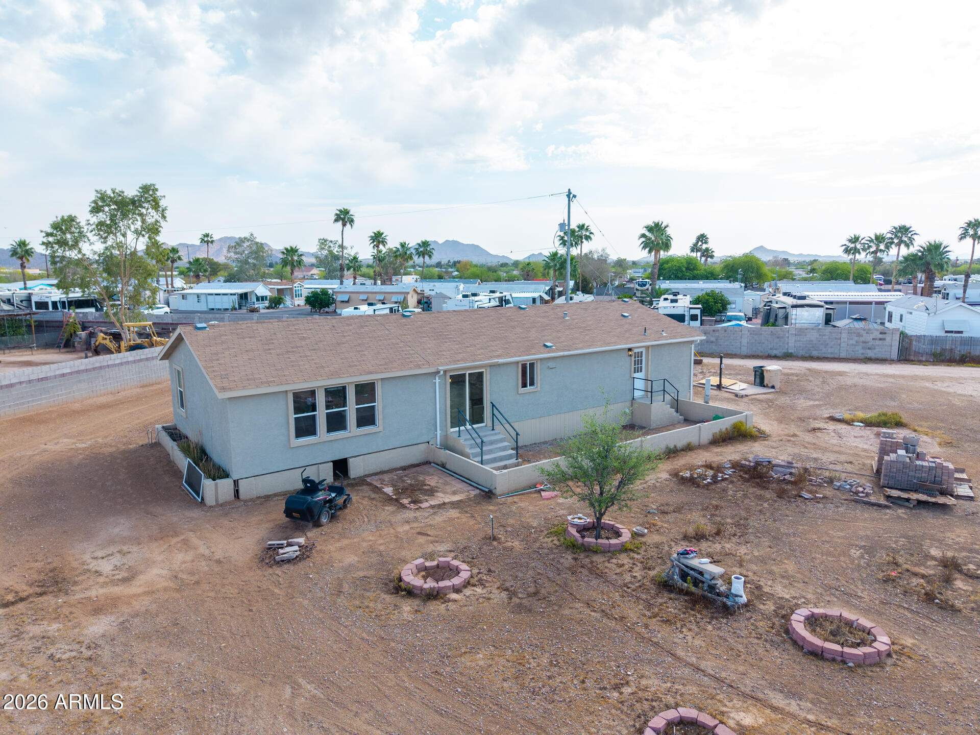 10290 North Katsina Road Casa Grande, AZ 85122 - Photo 38 of 51 an aerial view of a house with garden space and street view