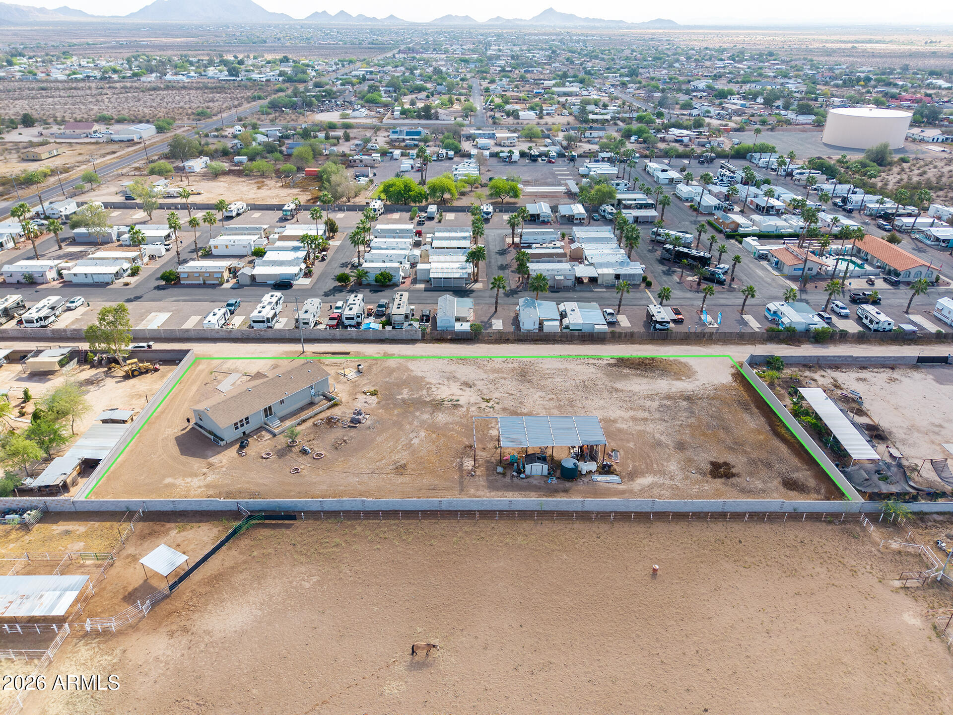 10290 North Katsina Road Casa Grande, AZ 85122 - Photo 40 of 51 an aerial view of a residential houses with outdoor space