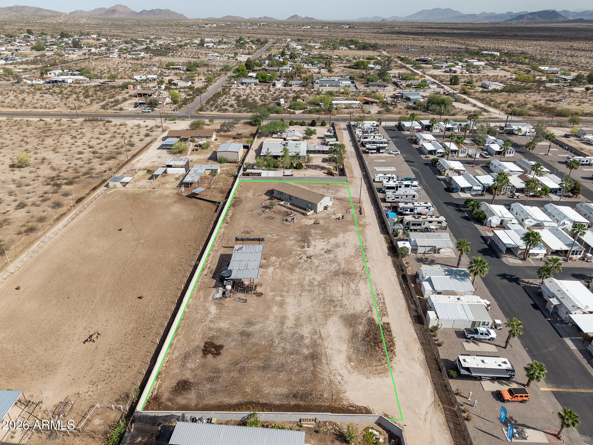 10290 North Katsina Road Casa Grande, AZ 85122 - Photo 41 of 51 an aerial view of residential houses with outdoor space