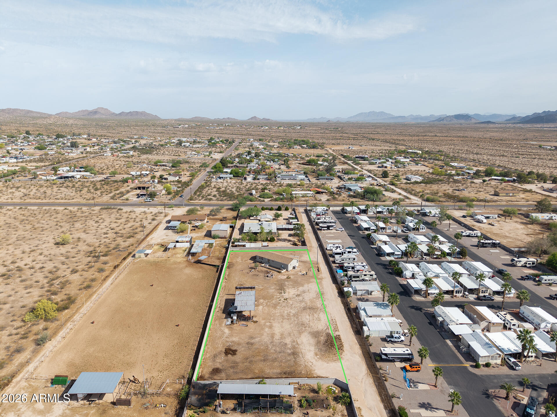 10290 North Katsina Road Casa Grande, AZ 85122 - Photo 44 of 51 an aerial view of residential houses with outdoor space