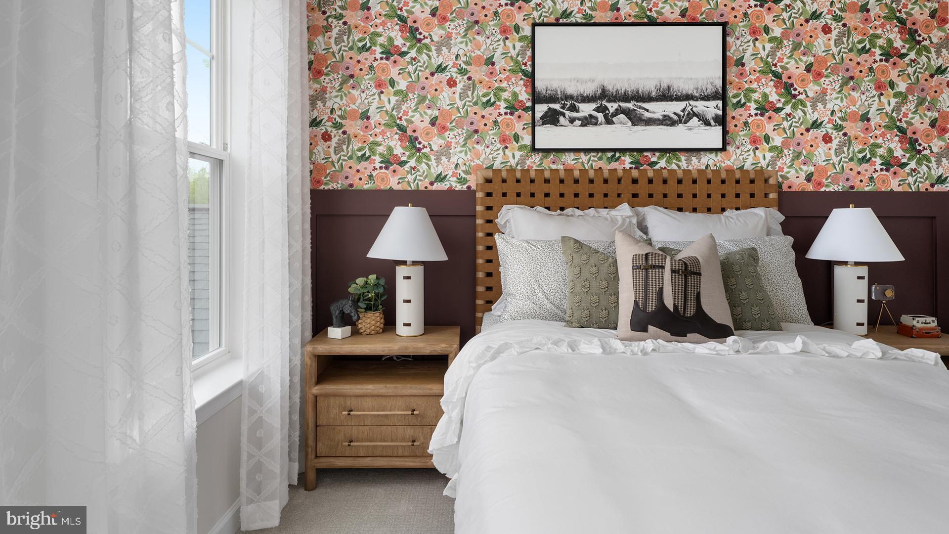 Tbb While Away Drive, Unit RICHMOND Bowie, MD 20716 - Photo 45 of 99 a bedroom with a bed and a night stand