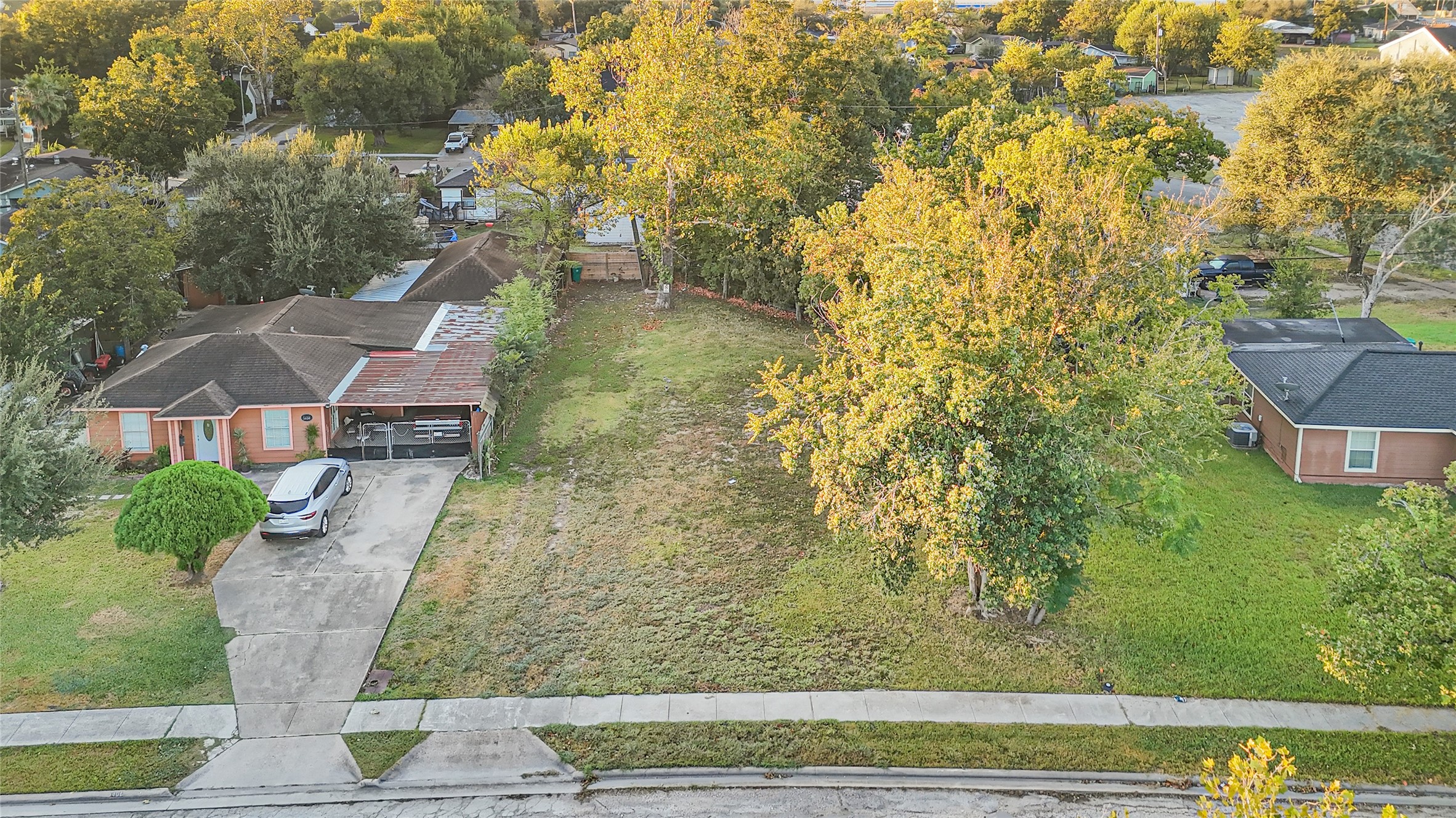 a aerial view of a house